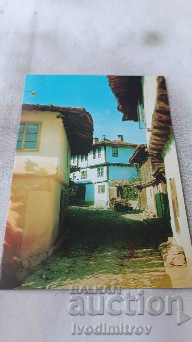 Postcard Elena Old houses 1973