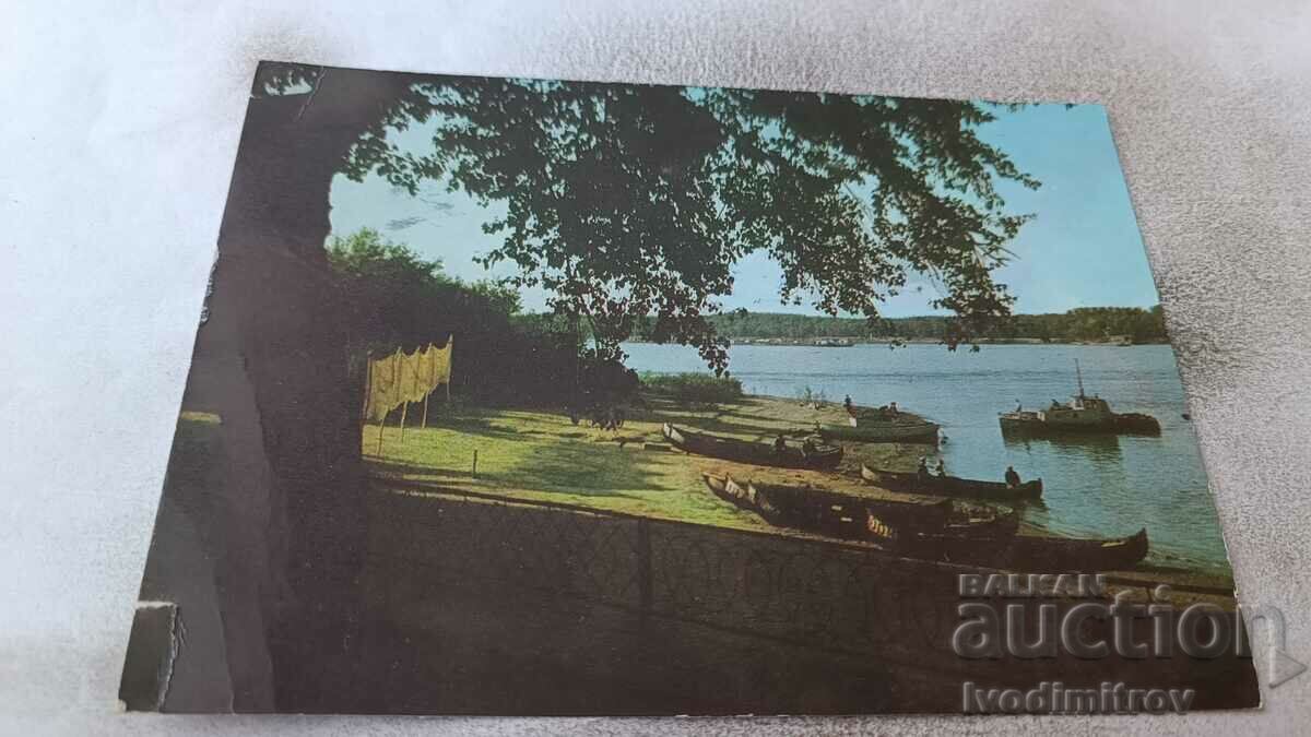 Пощенска картичка Никопол Рибарският пристан
