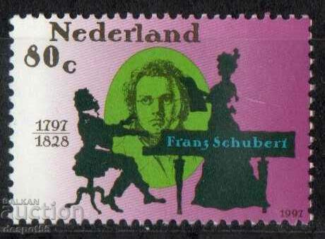 1997. Нидерландия. 200 год. от рождението на Франц Шуберт.