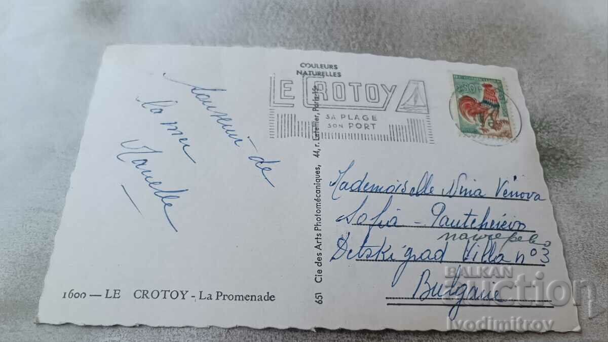 Le Crotoy La Promenade 1966 postcard with price 0.95 BGN | € 0.49 Le Crotoy La Promenade 1966 postcard with price 0.95 BGN | € 0.49