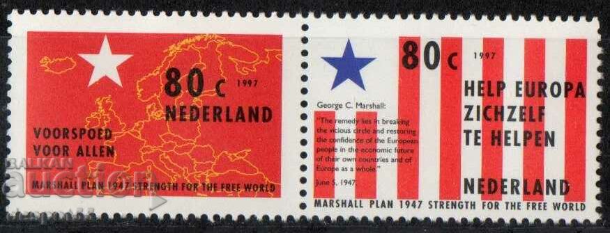 1997. Нидерландия. 50-та годишнина от плана Маршал.