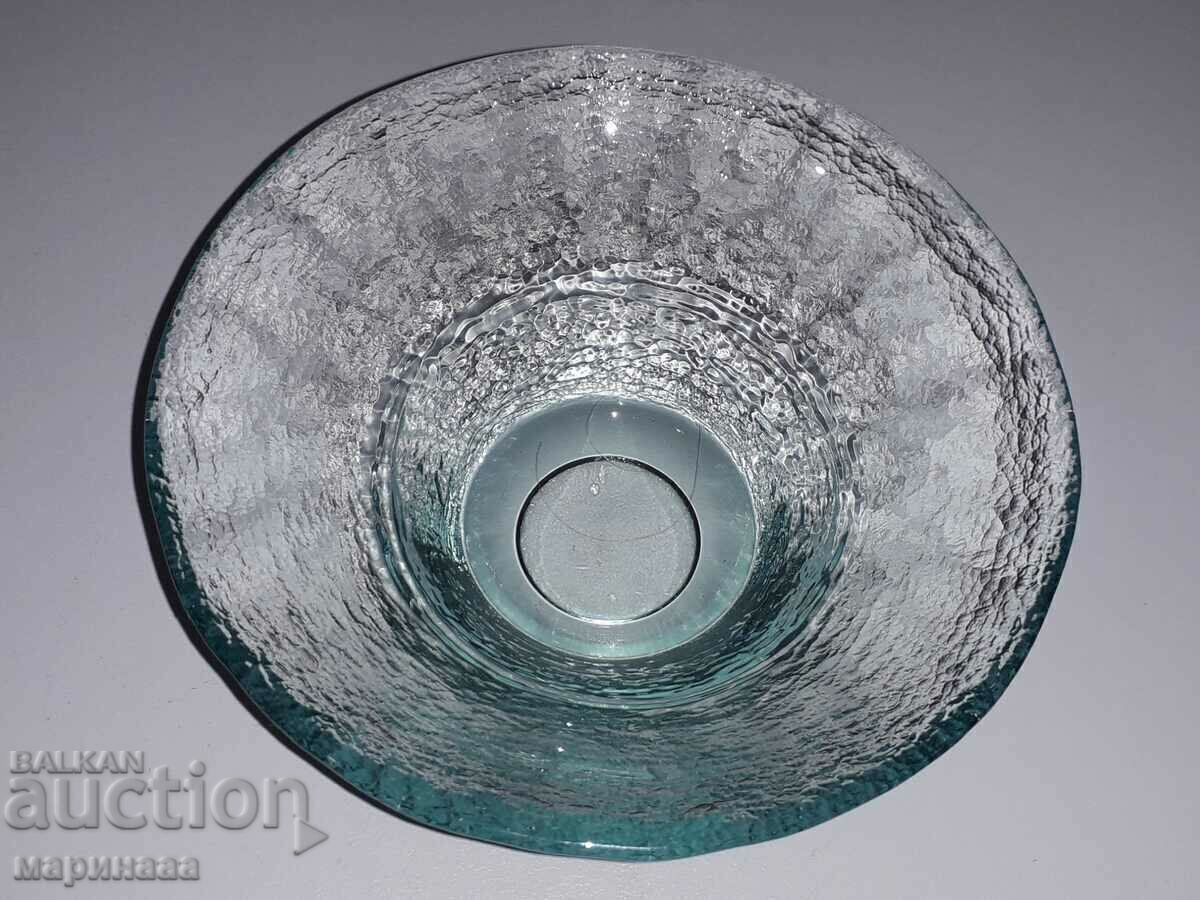 CANDLESTICK. ST.-BLUE SMOKED GLASS with price € 1.02 | 1.99 BGN
