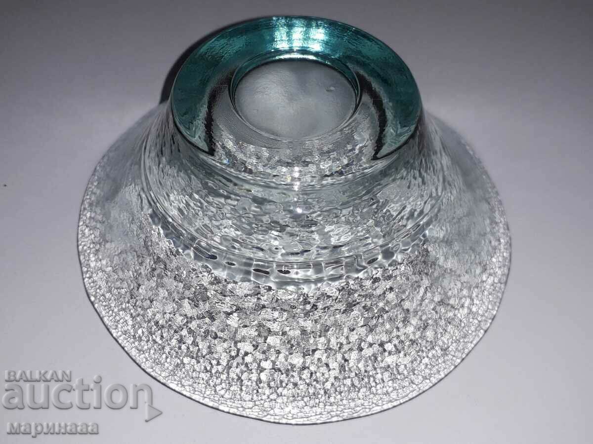 Delivery of CANDLESTICK. ST.-BLUE SMOKED GLASS Delivery of CANDLESTICK. ST.-BLUE SMOKED GLASS