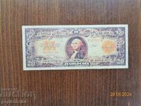 Old and rare US banknote - 1922 - the banknote is a copy