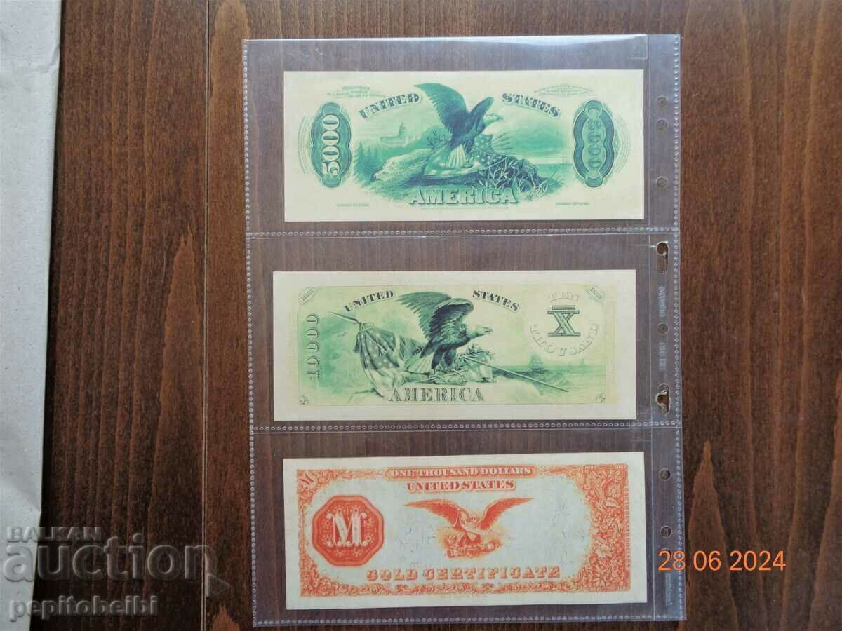 Old and rare US banknote - 1878. the banknotes are the copy - 6