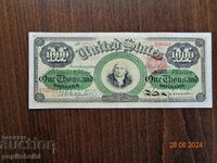 Old and rare US banknote - 1863 the banknote is a copy