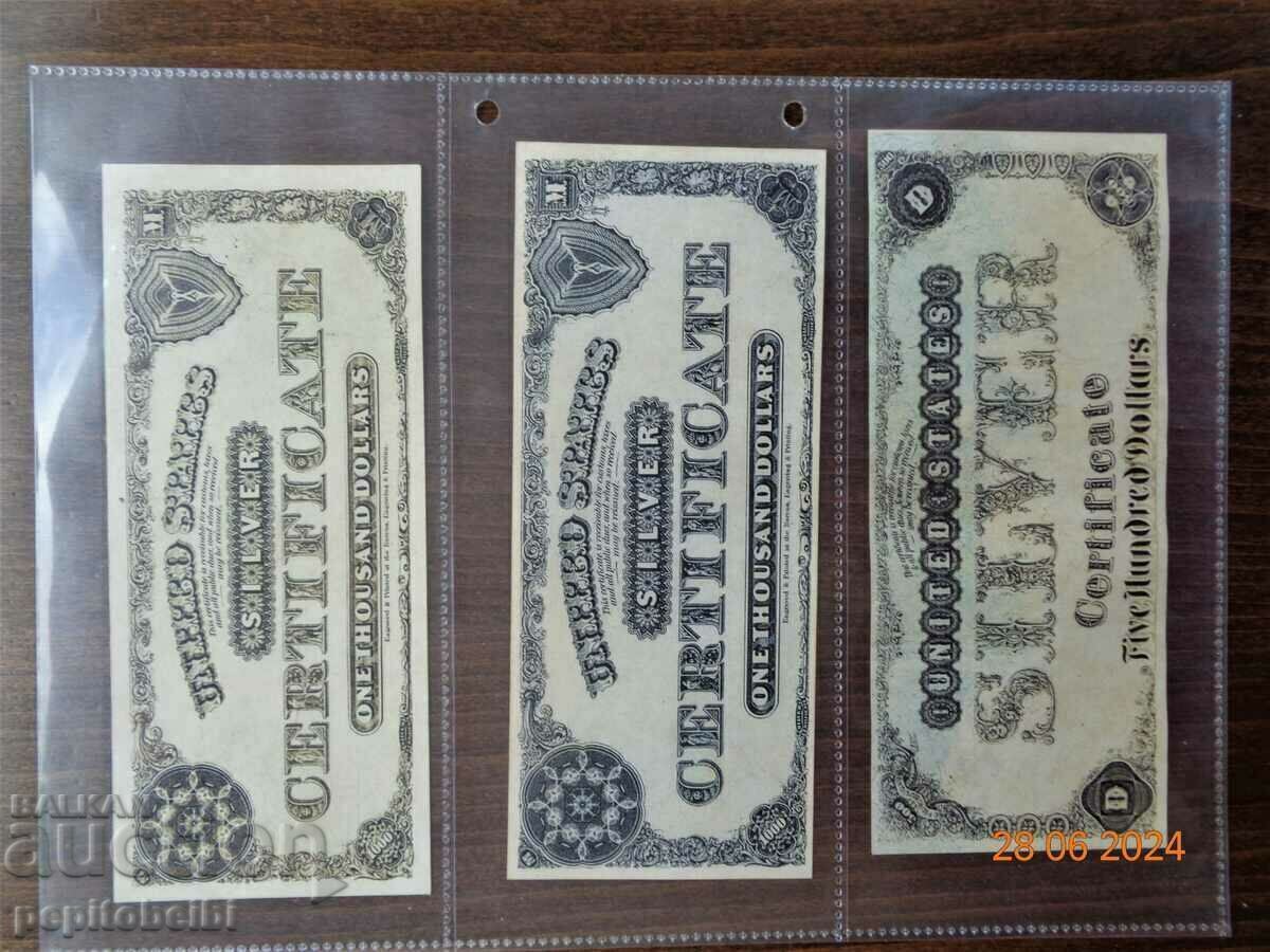 Delivery of Old and rare US banknote - 1880, the banknote is a copy Delivery of Old and rare US banknote - 1880, the banknote is a copy