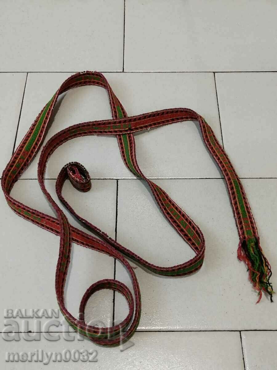 Delivery of Old hand-woven belt 2.25 meters sash belt costume Delivery of Old hand-woven belt 2.25 meters sash belt costume