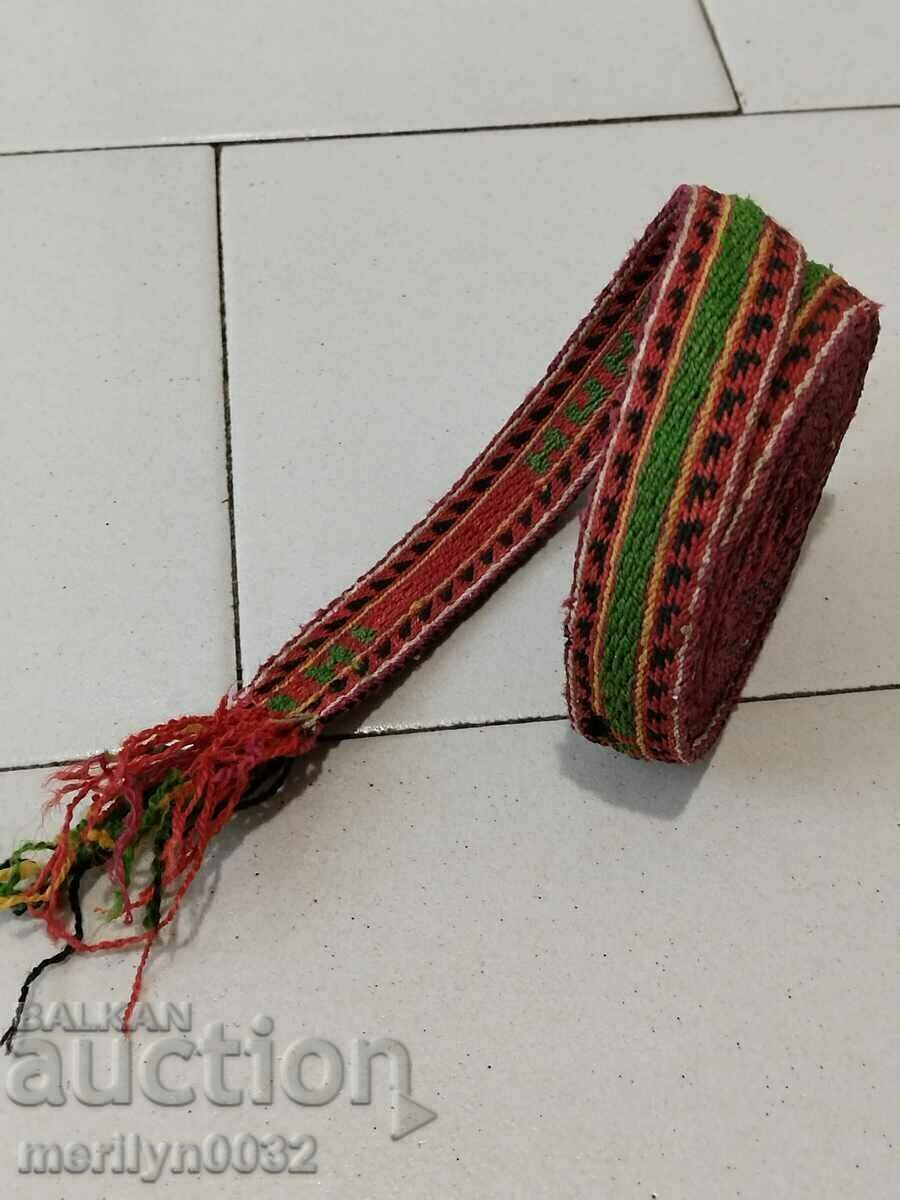 Old hand-woven belt 2.25 meters sash belt costume - 6 Old hand-woven belt 2.25 meters sash belt costume - 6