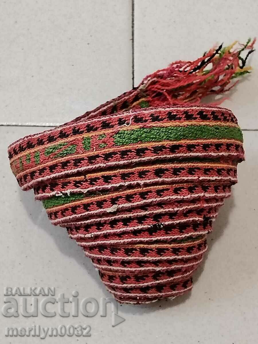 Old hand-woven belt 2.25 meters sash belt costume Old hand-woven belt 2.25 meters sash belt costume