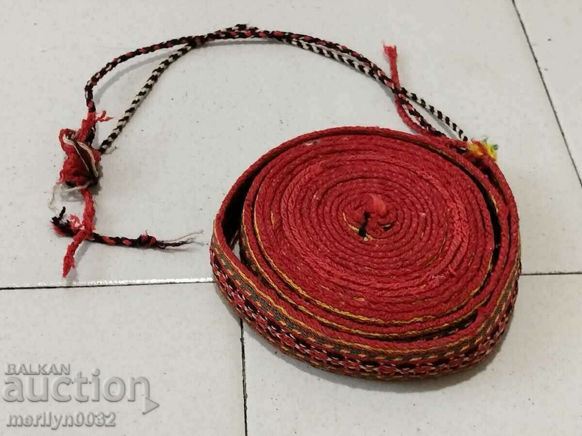 Παλιά χειροποίητη ζώνη 3,25 μέτρα ζώνη μέσης από φορεσιά με τιμή 129.00 BGN | € 65.96