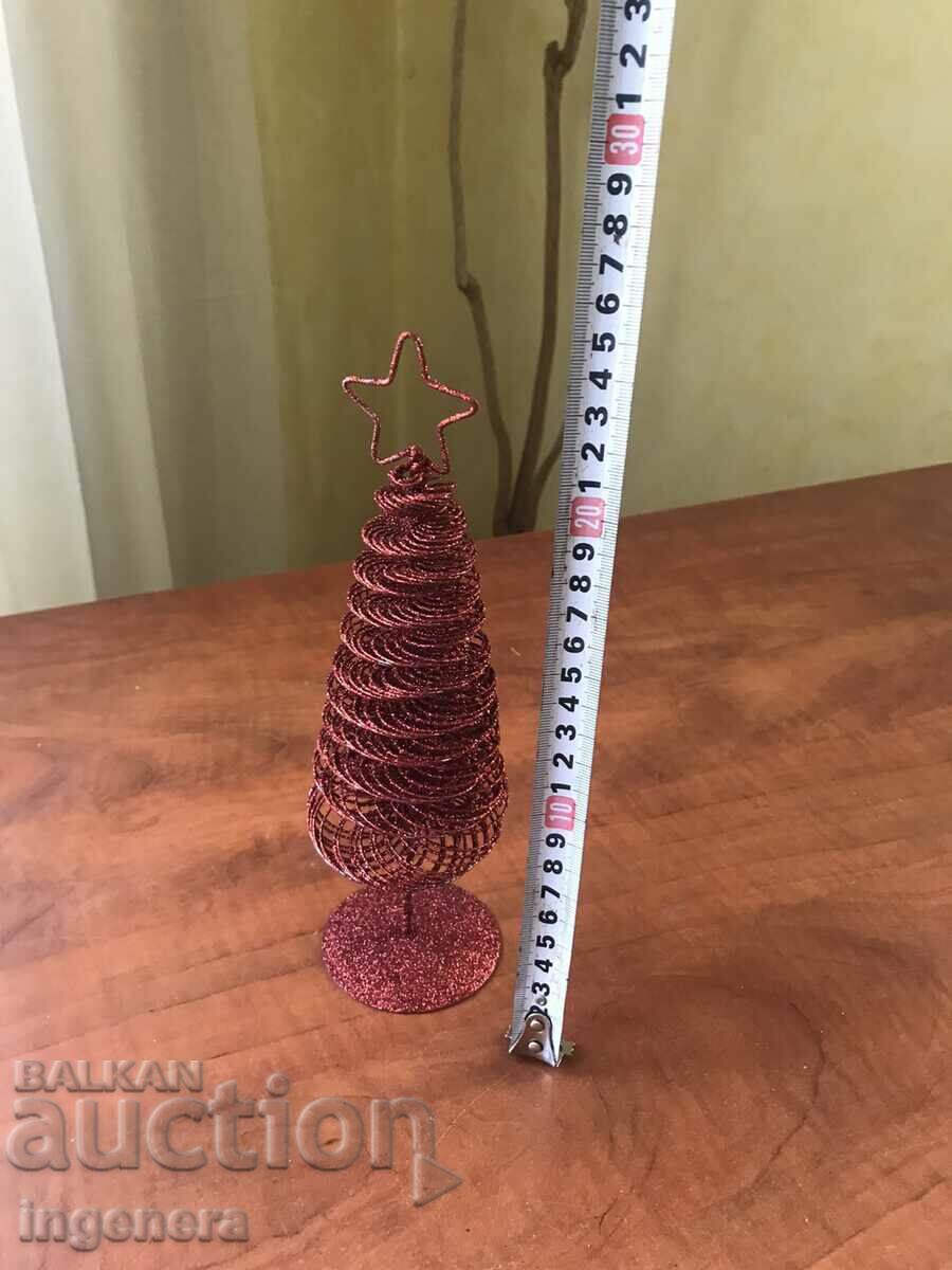 Auction CHRISTMAS TREE METAL BRAID SOUVENIR NEW Auction CHRISTMAS TREE METAL BRAID SOUVENIR NEW