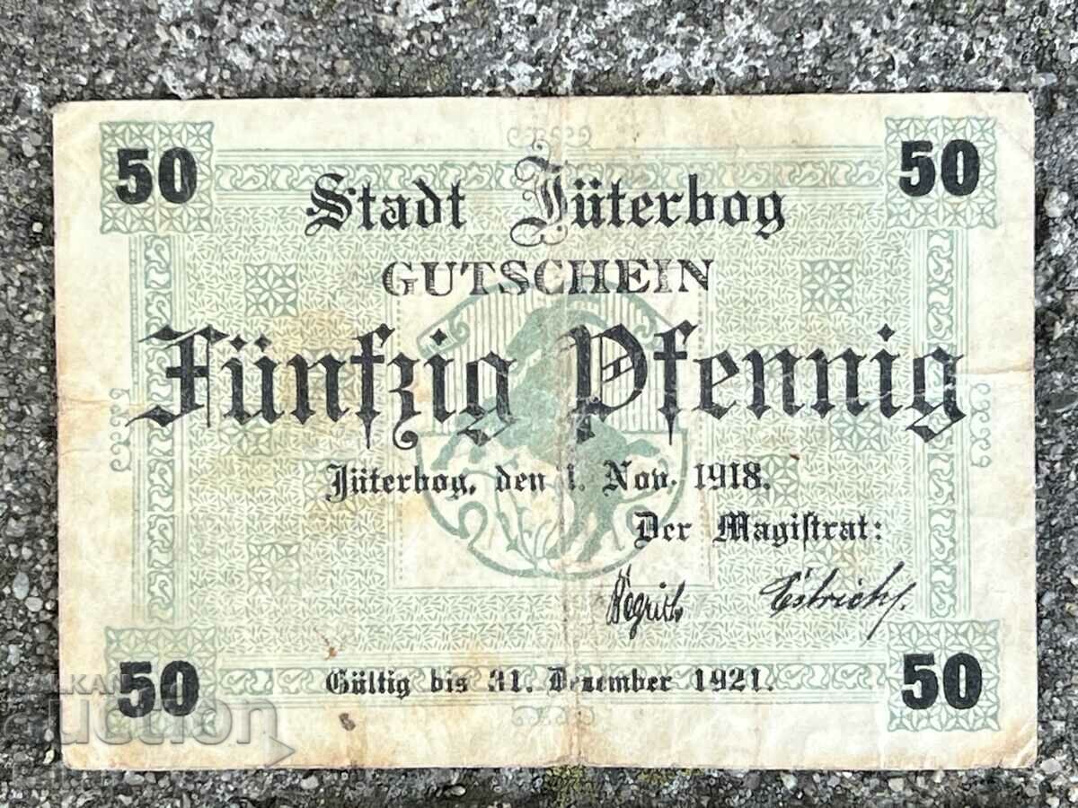German paper banknote