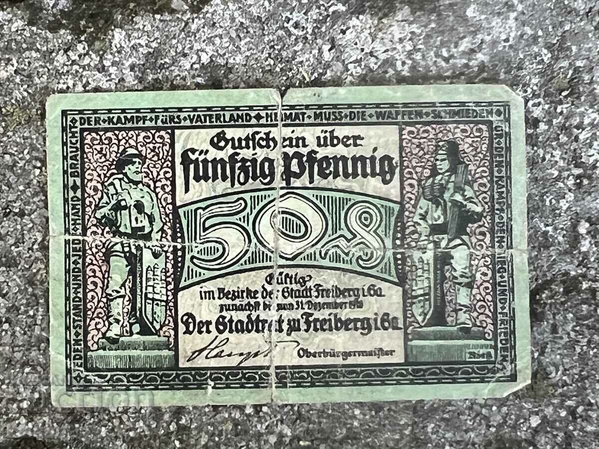 German paper banknote