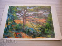 Carte poștală veche - artă - Paul Cézanne - Pin mare lângă Aix