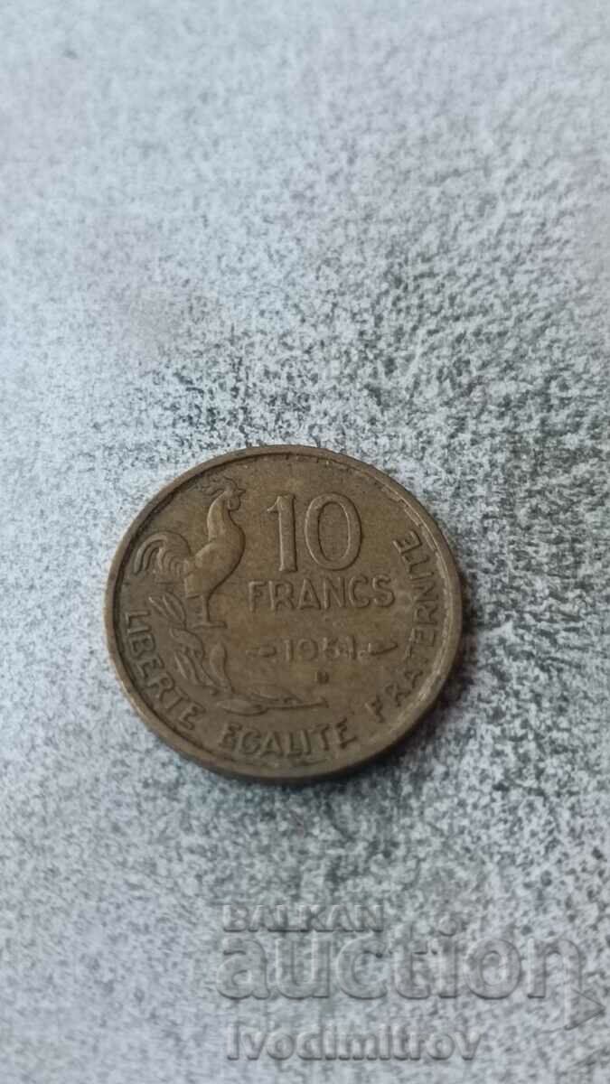 Franța 10 franci 1951 B