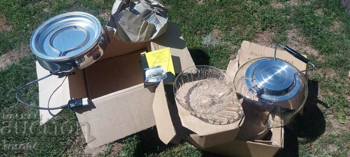 GLASS COOKING STOVE - RÖNSCH - 1970 - NEW with price 180.00 BGN | € 92.03