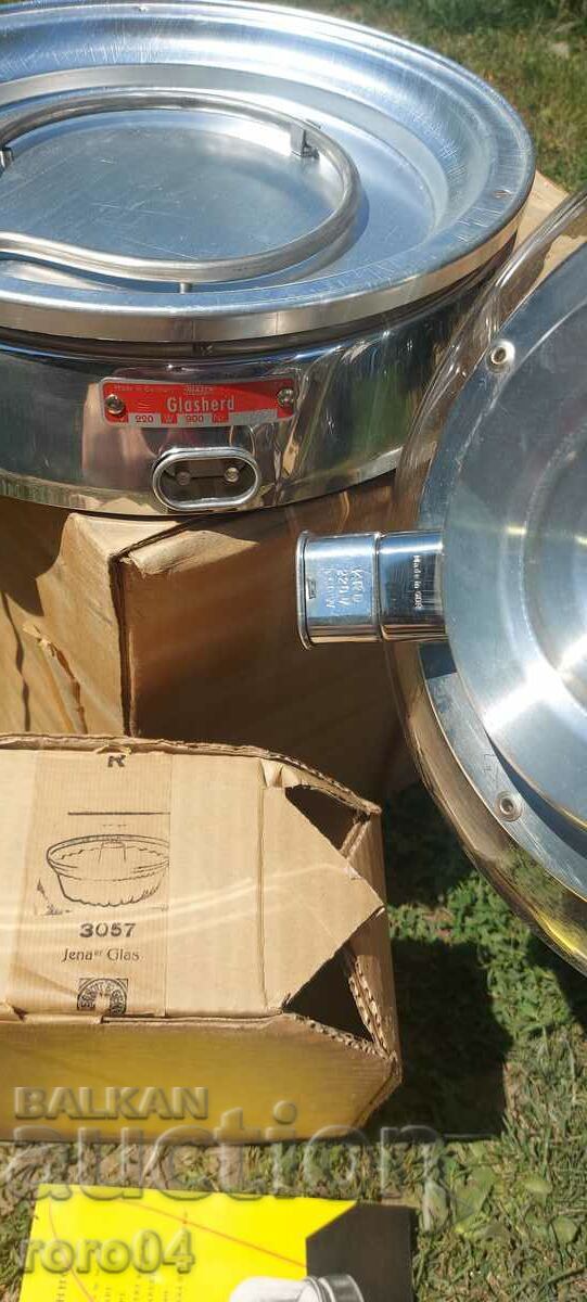 GLASS COOKING STOVE - RÖNSCH - 1970 - NEW - 5