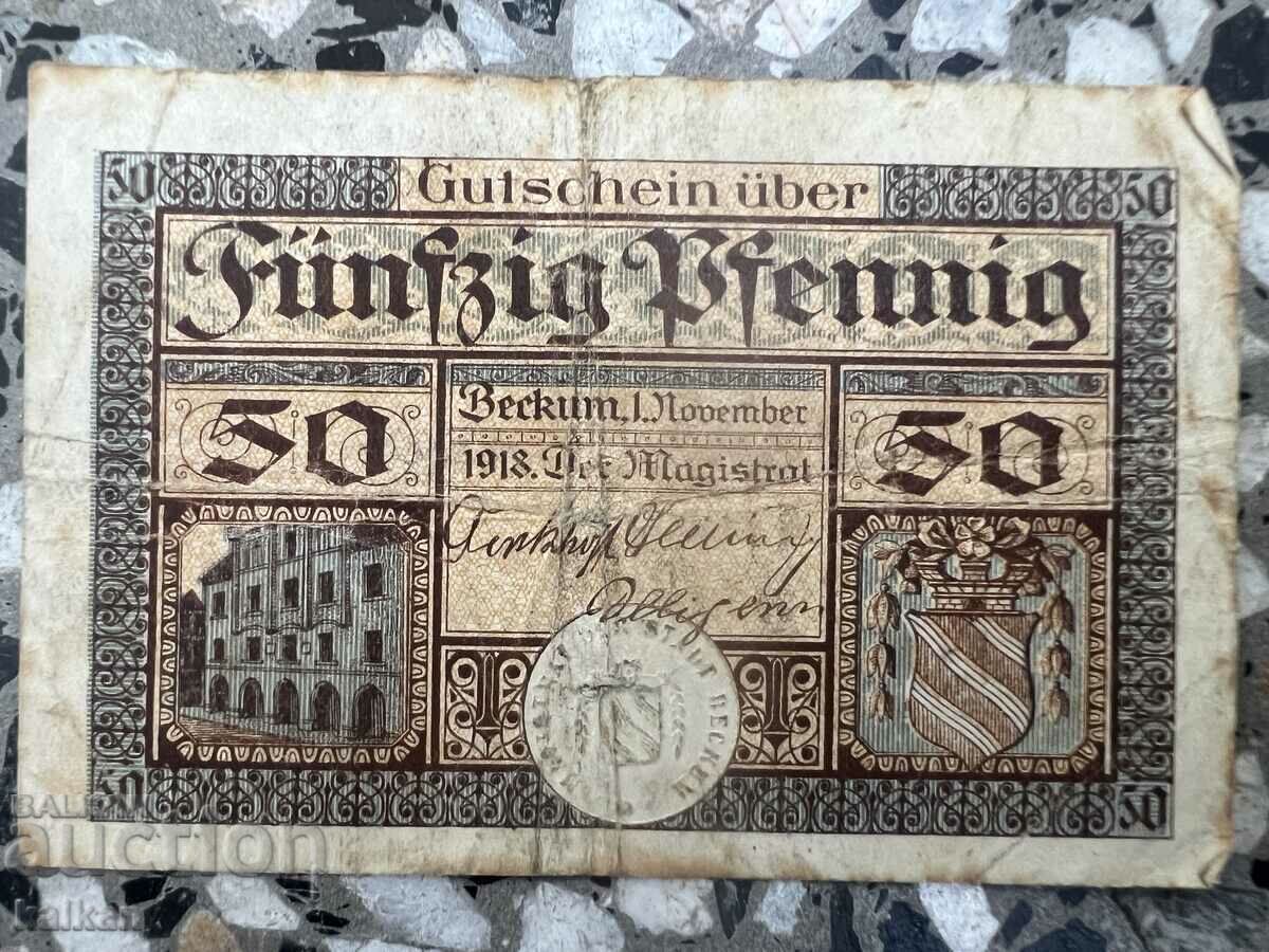 Книжна банкнота - Германия Нотгелд / Notgeld с цена 5.00 лв. | € 2.56 Книжна банкнота - Германия Нотгелд / Notgeld с цена 5.00 лв. | € 2.56