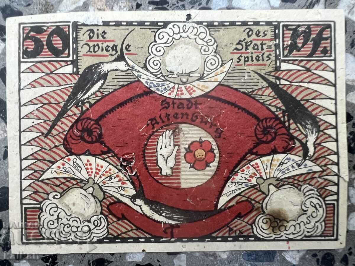 Книжна банкнота - Германия Нотгелд / Notgeld с цена 5.00 лв. | € 2.56 Книжна банкнота - Германия Нотгелд / Notgeld с цена 5.00 лв. | € 2.56