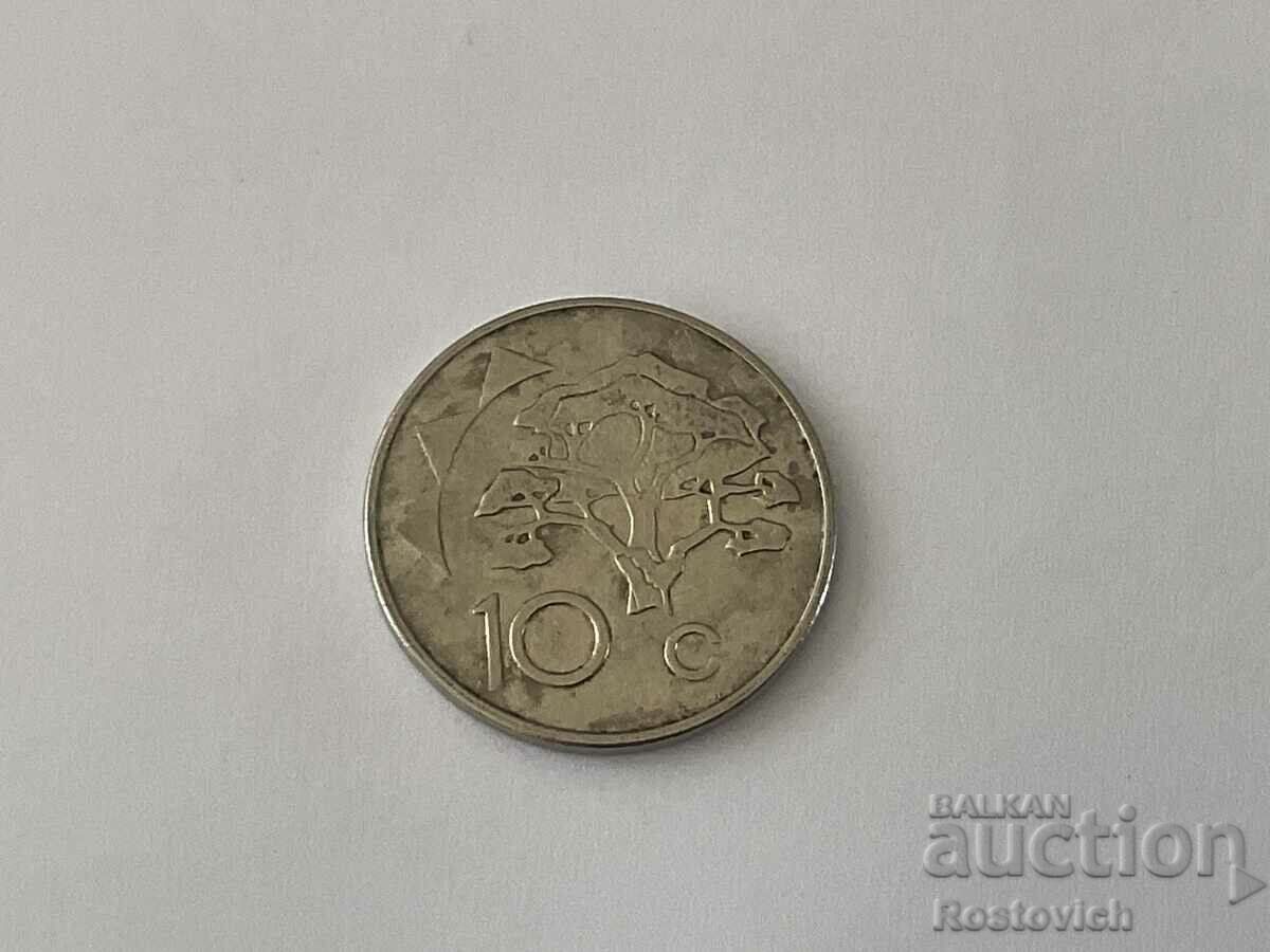 Namibia 10 cents 2009