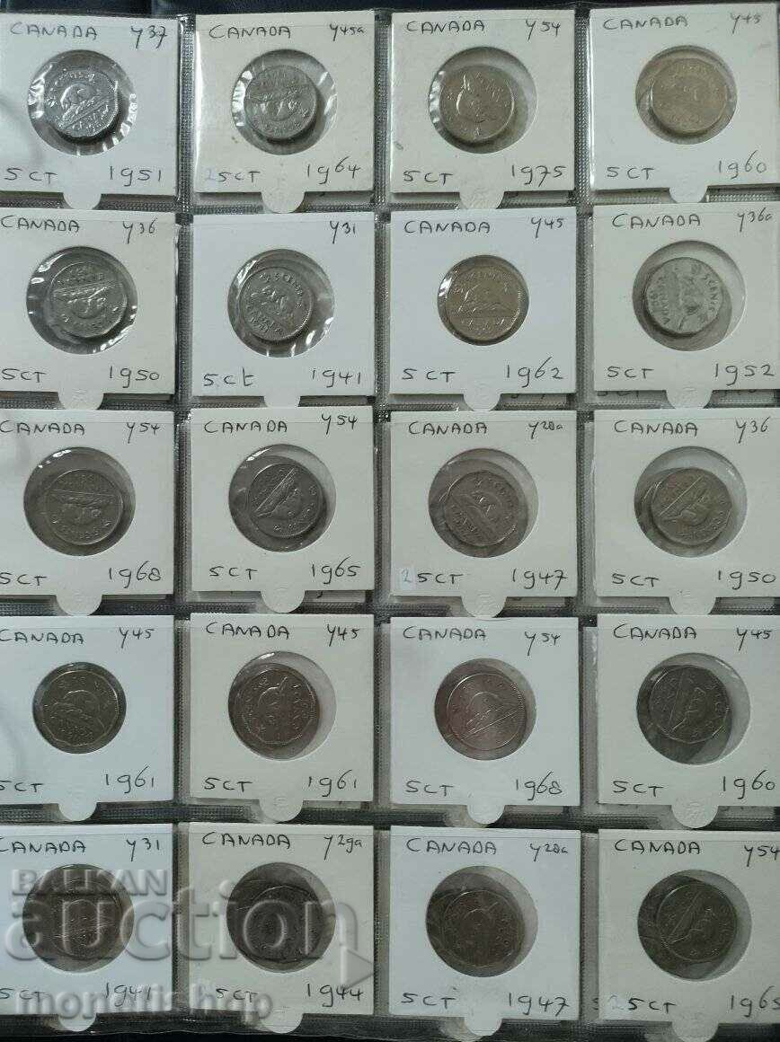 Lot: from 80 pcs. coins Canada with price 125.00 BGN | € 63.91 Lot: from 80 pcs. coins Canada with price 125.00 BGN | € 63.91