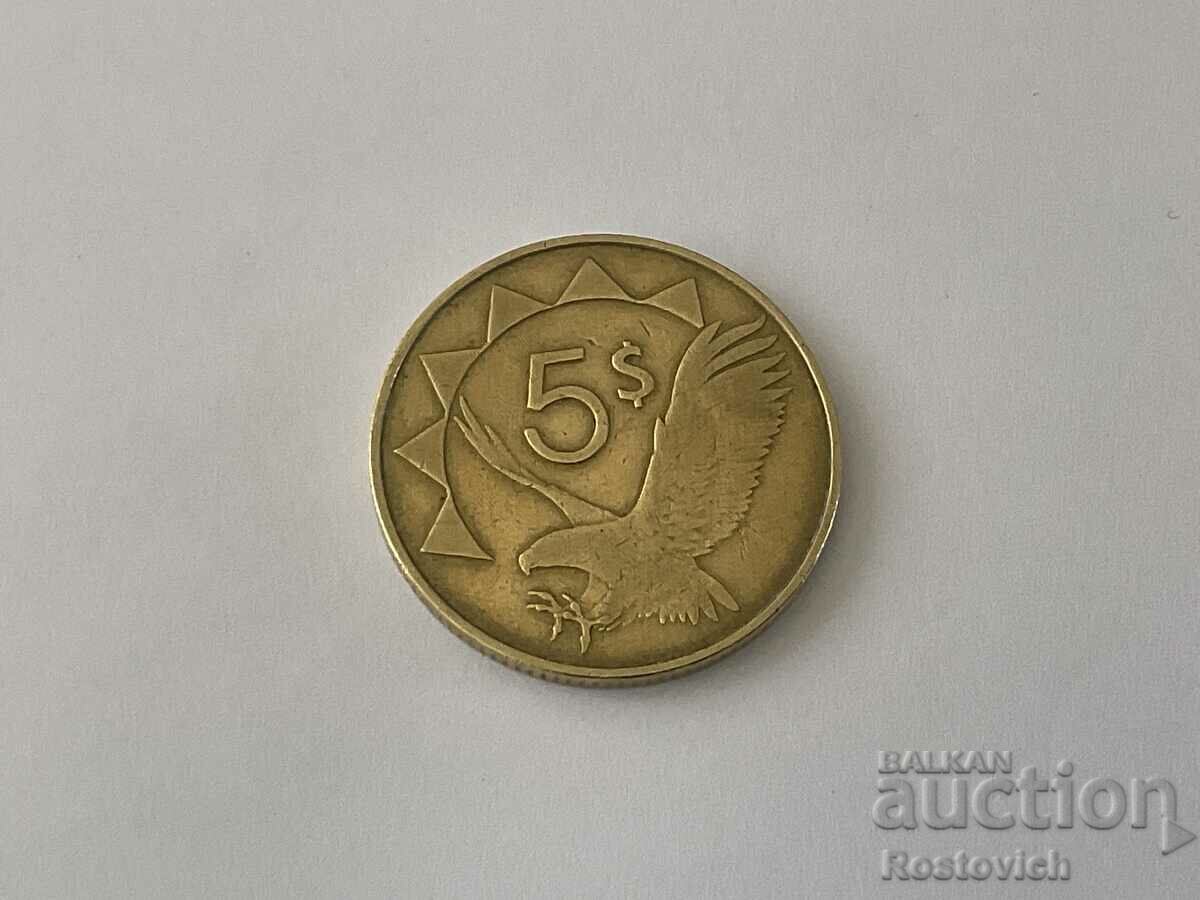 Ναμίμπια 5 δολάρια 2012