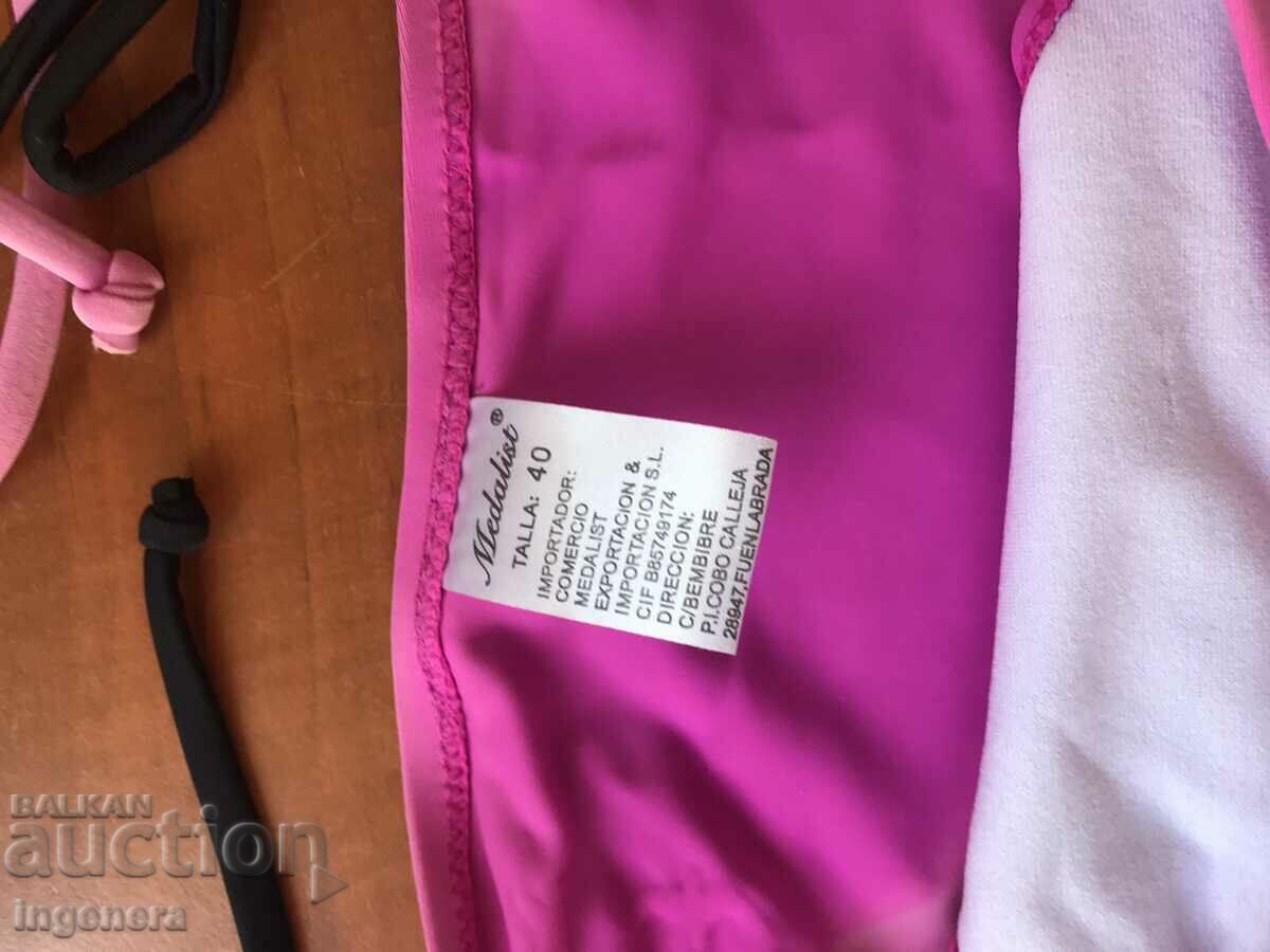 SWIMSUIT NEW SAMPLE SALE WITH TWO BOTTOMS with price 18.00 BGN | € 9.20 SWIMSUIT NEW SAMPLE SALE WITH TWO BOTTOMS with price 18.00 BGN | € 9.20