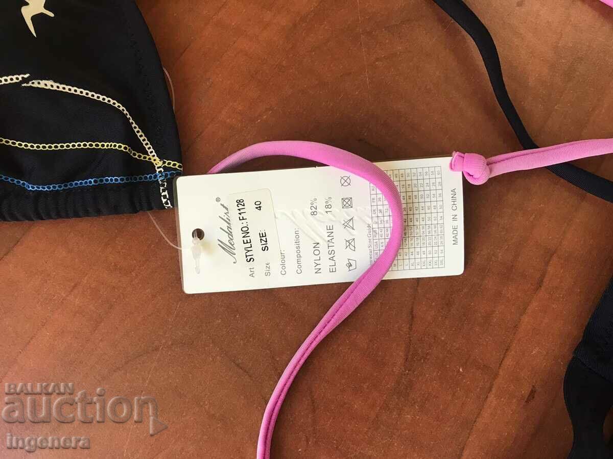 SWIMSUIT NEW SAMPLE SALE WITH TWO BOTTOMS - 6 SWIMSUIT NEW SAMPLE SALE WITH TWO BOTTOMS - 6