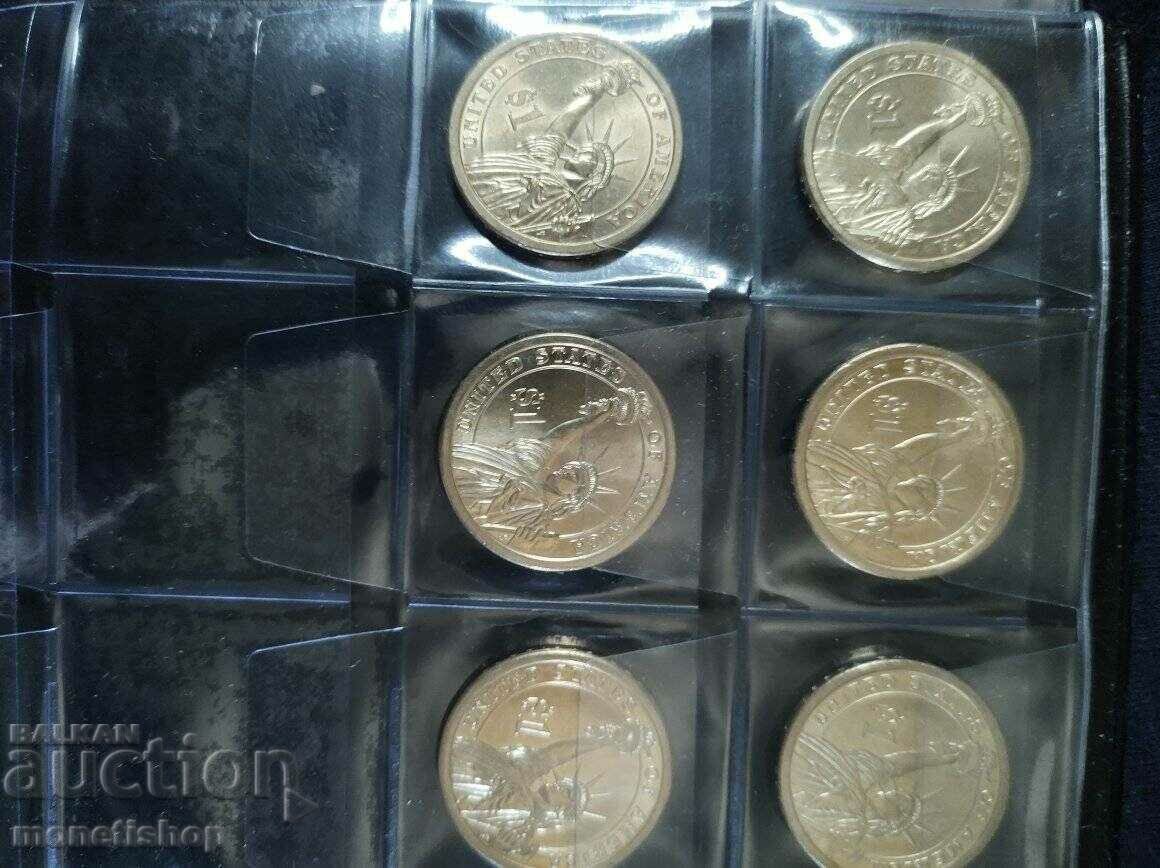 55 τεμ. αμερικανικά νομίσματα με τιμή 125.00 BGN | € 63.91 55 τεμ. αμερικανικά νομίσματα με τιμή 125.00 BGN | € 63.91