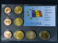 Trial euro set - Romania 2007, 8 coins