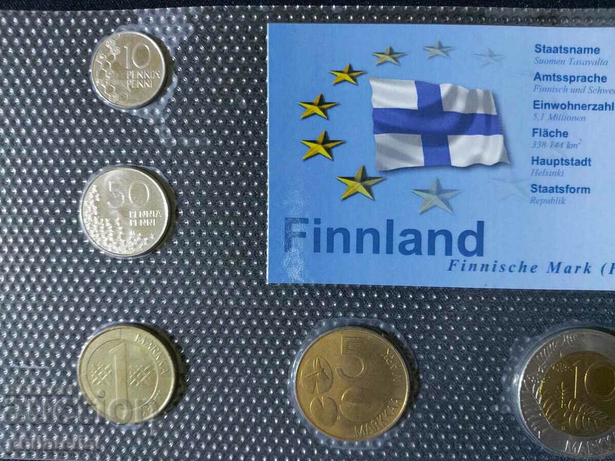 Finland 1992-2000 - Complete set, 5 coins with price 22.00 BGN | € 11.25 Finland 1992-2000 - Complete set, 5 coins with price 22.00 BGN | € 11.25