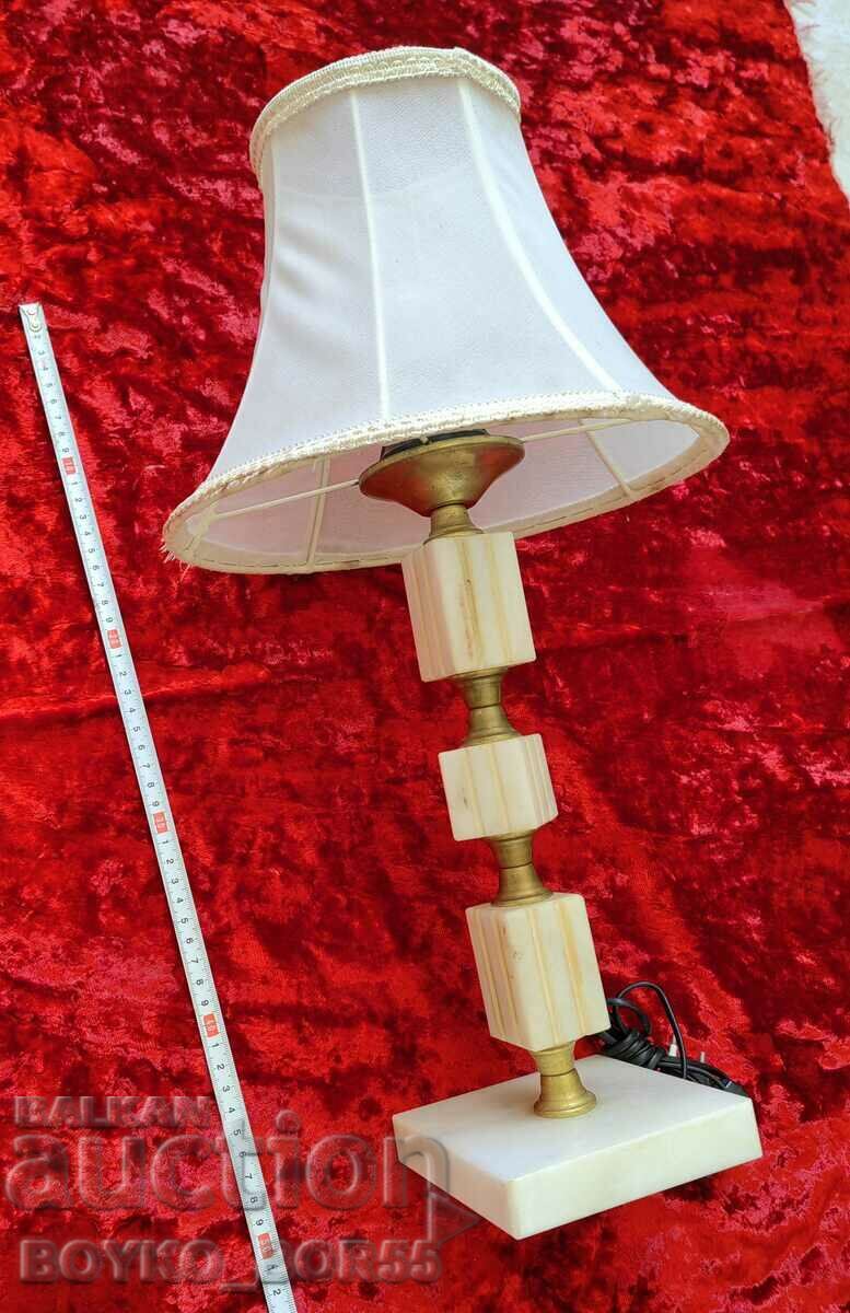 Quality WHITE MARBLE Bulgarian Table Sot Lamp with price 120.00 BGN | € 61.36