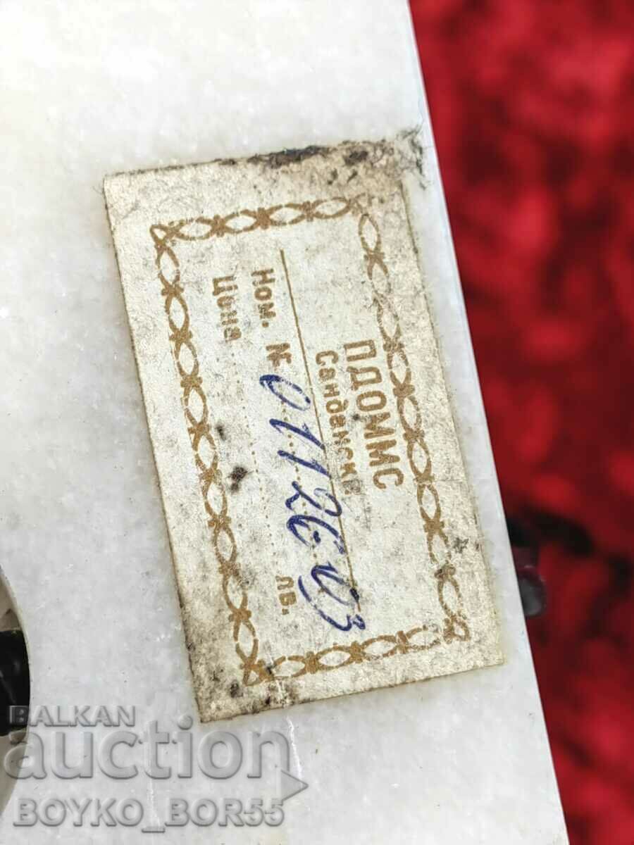 Delivery of Quality WHITE MARBLE Bulgarian Table Sot Lamp