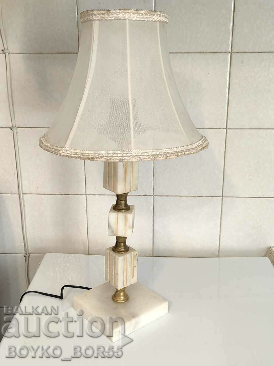Quality WHITE MARBLE Bulgarian Table Sot Lamp - 7