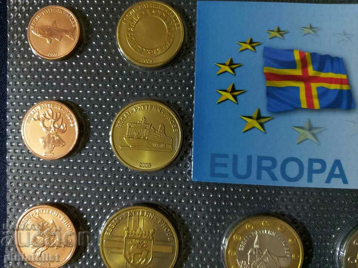 Trial euro set - Åland Finland 2009, 8 coins with price 22.00 BGN | € 11.25 Trial euro set - Åland Finland 2009, 8 coins with price 22.00 BGN | € 11.25