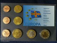 Пробен евро сет - Аланд Финландия 2009 , 8 монети