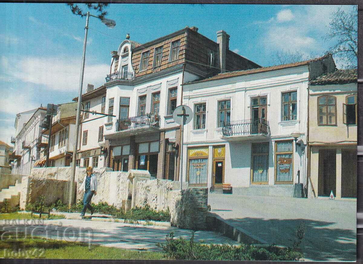 Veliko Tarnovo, The house with the amphora "above!" - back - clean