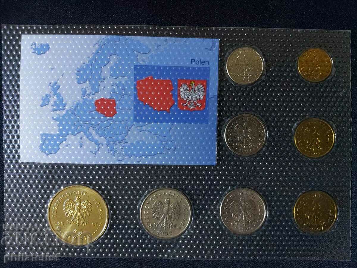 Auction Complete set - Poland 1995-2008, 8 coins Auction Complete set - Poland 1995-2008, 8 coins