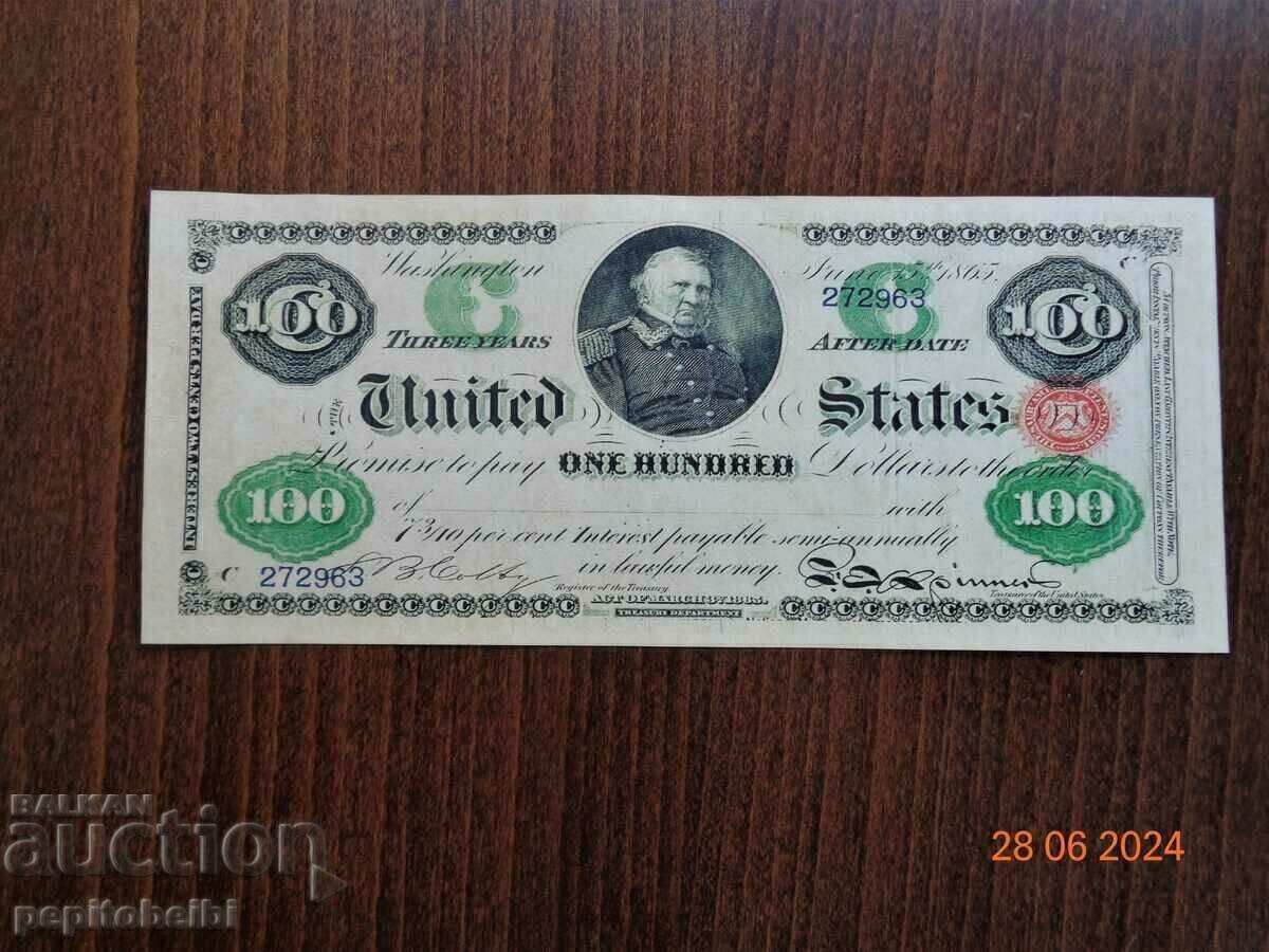 Delivery of Very rare 1861-1865. DO NOT MEET - copy