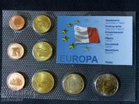 Пробен Евро Сет - Малта 2006 , 8 монети