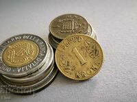 Coin - Iceland - 1 kroner | 1963