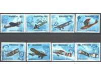 Чисти марки Авиация Самолети 1978 от Руанда