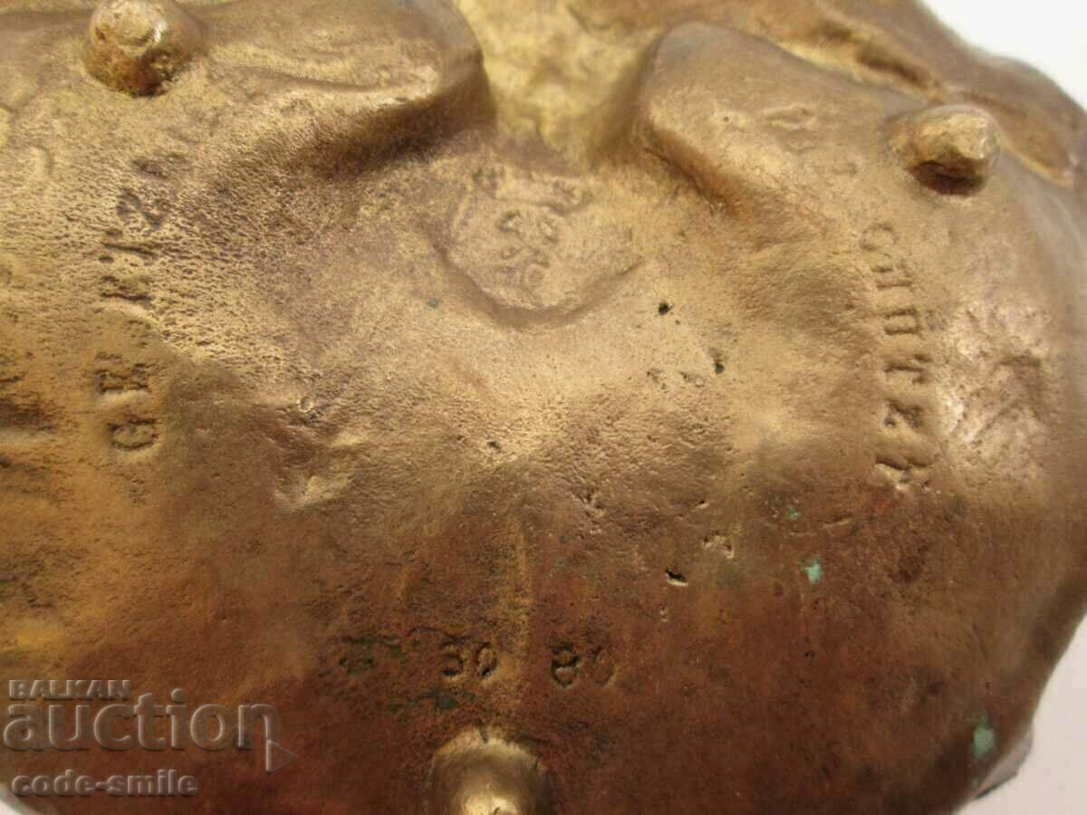 Old bronze figure plastic ballerina marked - 6