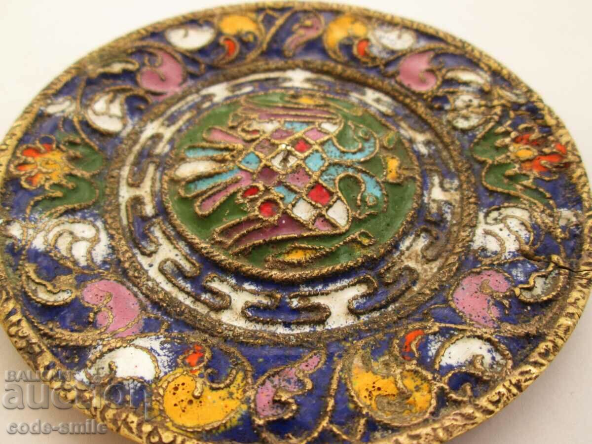 Old metal plate for wall cellular enamel with price 130.00 BGN | € 66.47 Old metal plate for wall cellular enamel with price 130.00 BGN | € 66.47