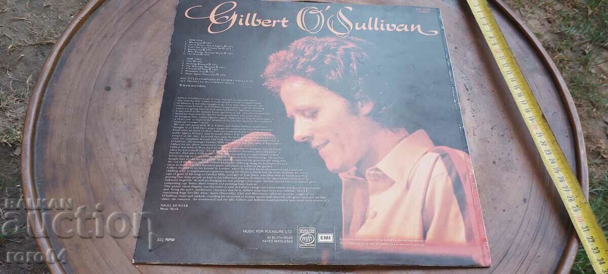 Auction GILBERT O'SULLIVAN Auction GILBERT O'SULLIVAN