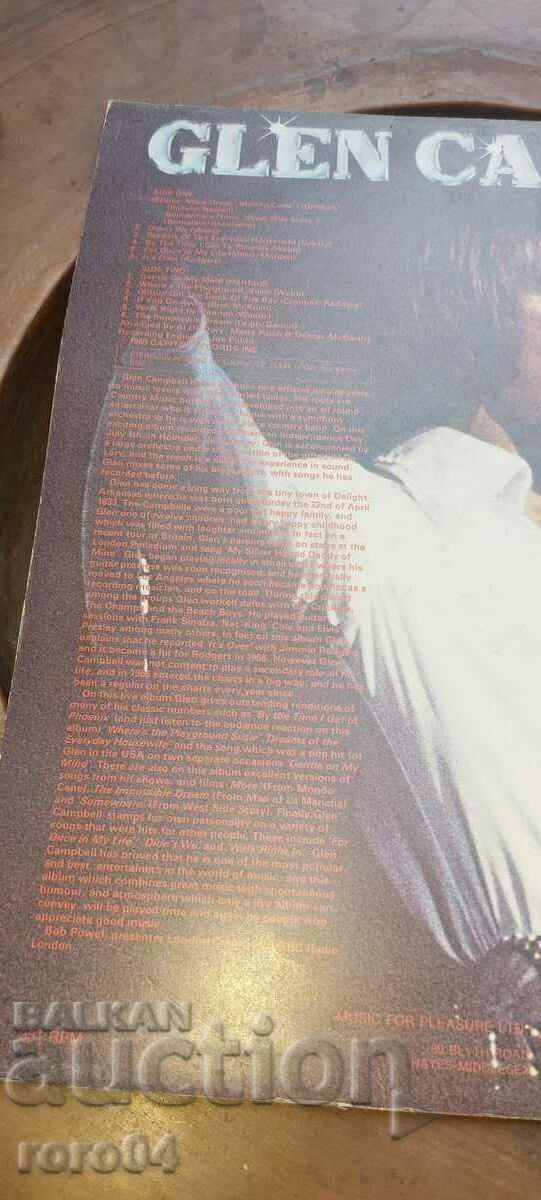 Доставка на GLEN CAMPBELL LIVE