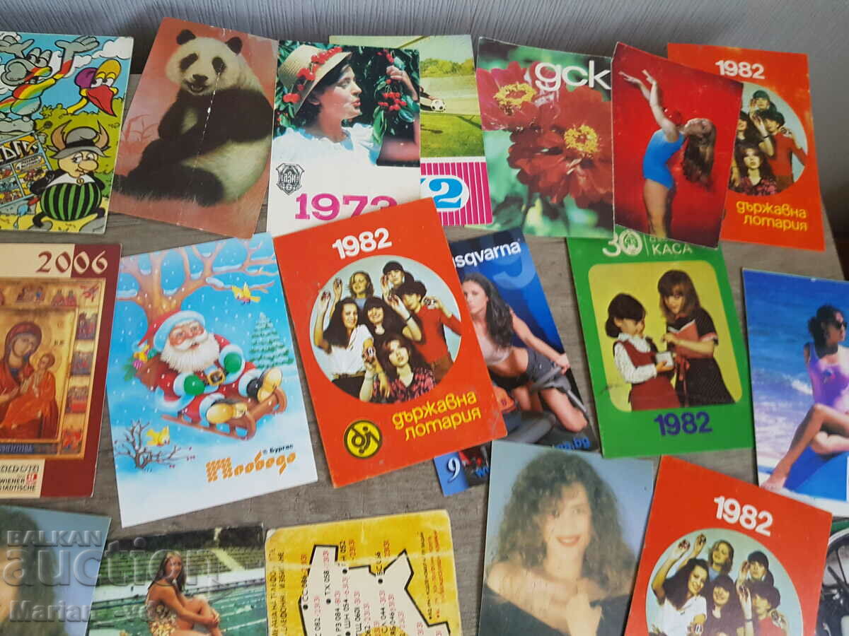 Old calendars - 57 numbers from 1977 to 2008 - 5