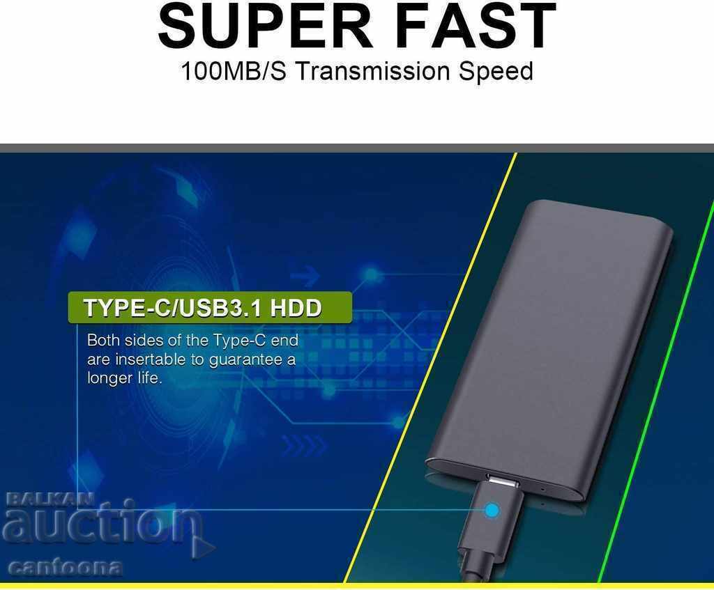 Auction  2TB external drive, USB 3.1 / Type C