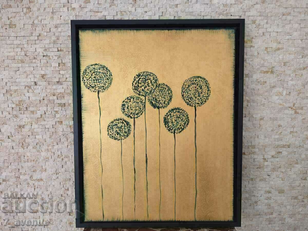 Author's painting - acrylic on canvas, 50/40 cm "Elegance" with price 700.00 BGN | € 357.90 Author's painting - acrylic on canvas, 50/40 cm "Elegance" with price 700.00 BGN | € 357.90